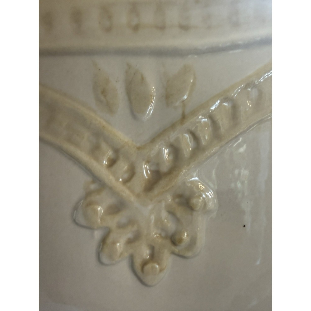 Pioneer Woman Stoneware Linen Lace,Cream Serving Bowl & 2 Plates - Picture 6 of 14